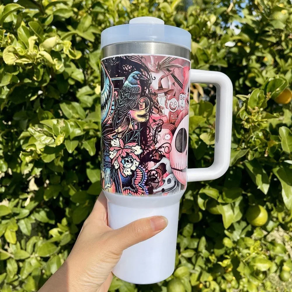 Custom made Disney Nightmare before Christmas Tumbler Brand New 40 oz double wal